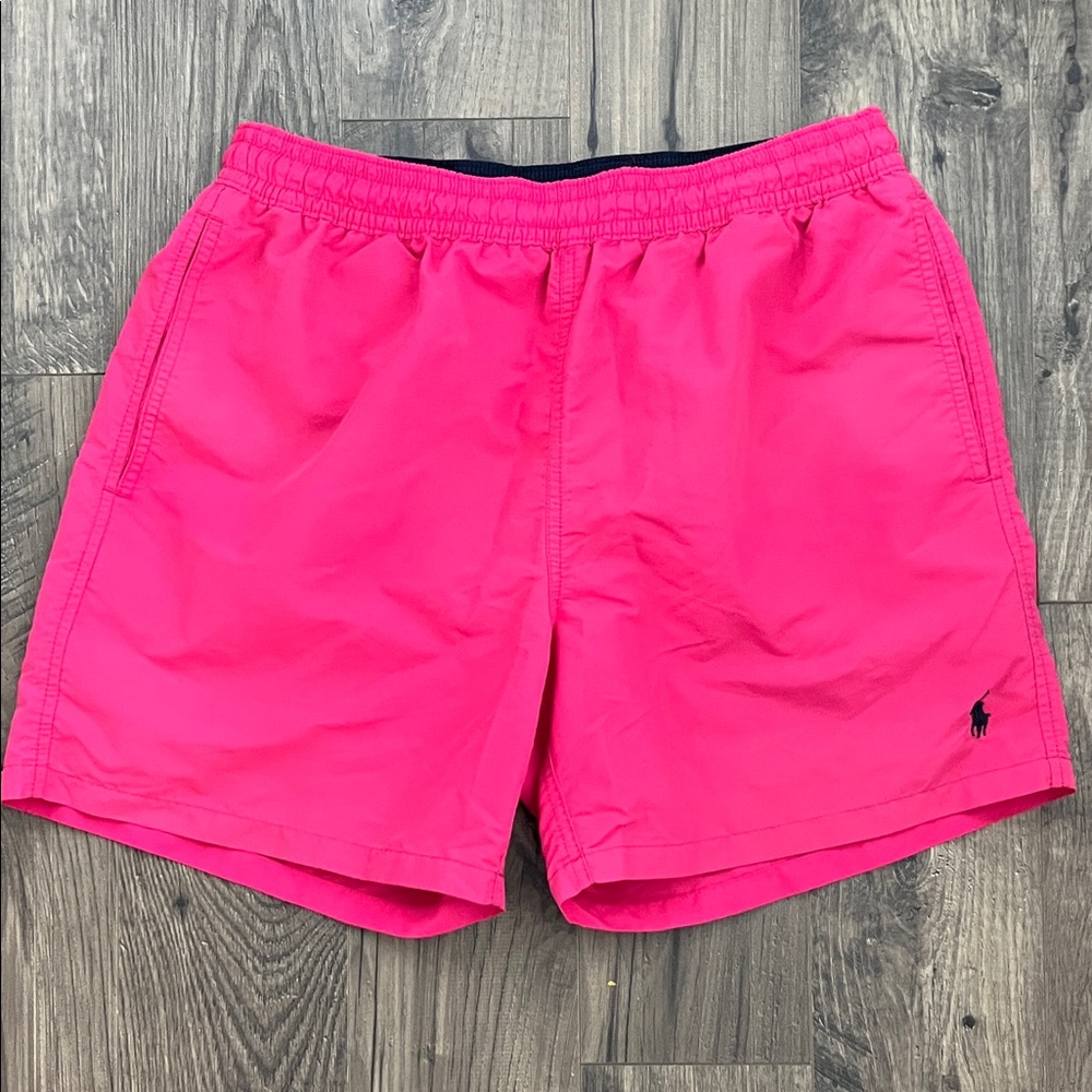 Polo by Ralph Lauren Pink Swim Trunks